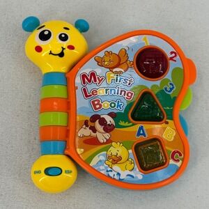 Hap-P-Kid My First Learning Book Toddler Kid Bilingual Interactive Butterfly Toy